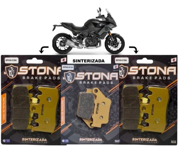 Kit Pastilha Freio Stona Sinterizada D T Bmw F 900XR F900XR Box Racing