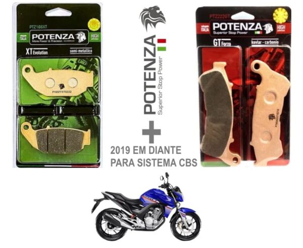 CB 250F SISTEMA CBS 2019 em diante